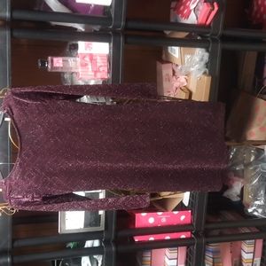 Nickie Lew Girls Holiday Dress Plum/Silver